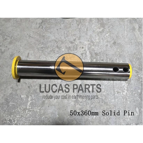 Excavator Pin 50*360mm  ID*TL,  Solid Pin