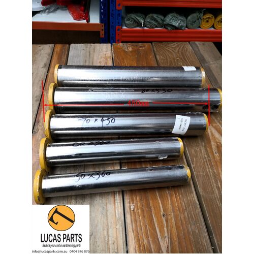 Excavator Pin 60*420mm  ID*TL Solid Pin