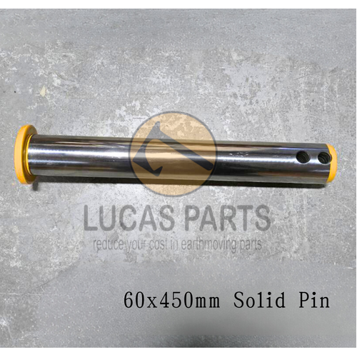 Excavator Pin 60*450mm  ID*TL , Solid Pin