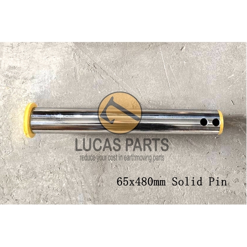 Excavator Pin 65*480mm ID*TL , One Grease Hole