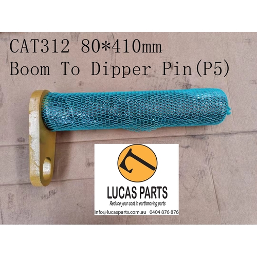 Excavator Pin 80*410mm  ID*TL Boom To Dipper Pin (P5) CAT312