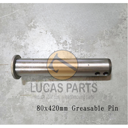 Excavator Pin 80*420mm  ID*TL One Grease Hole